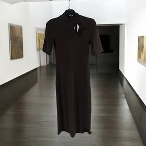 Elegant Black Midi Dress